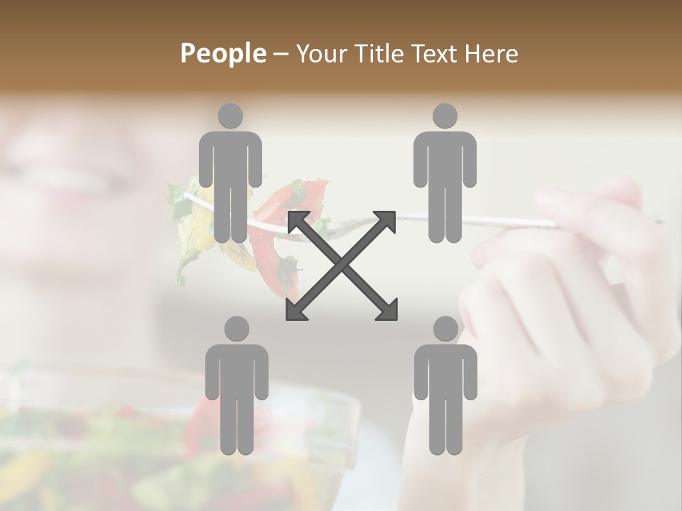 Fork Green Descent PowerPoint Template