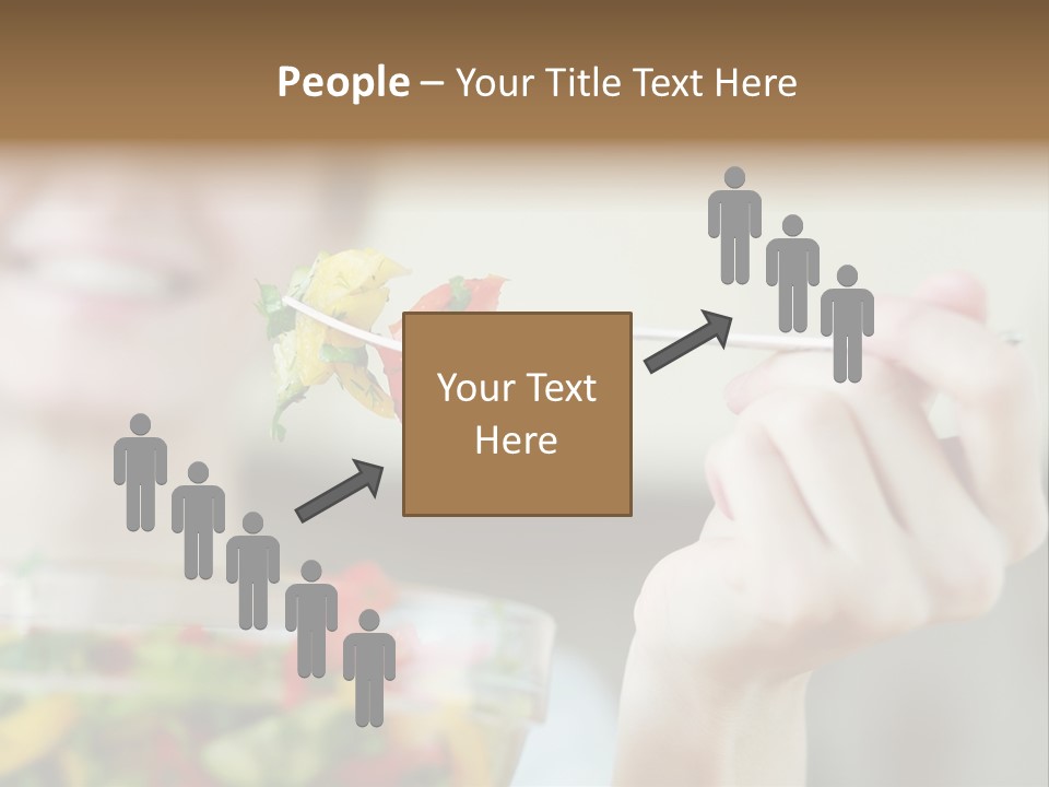 Fork Green Descent PowerPoint Template