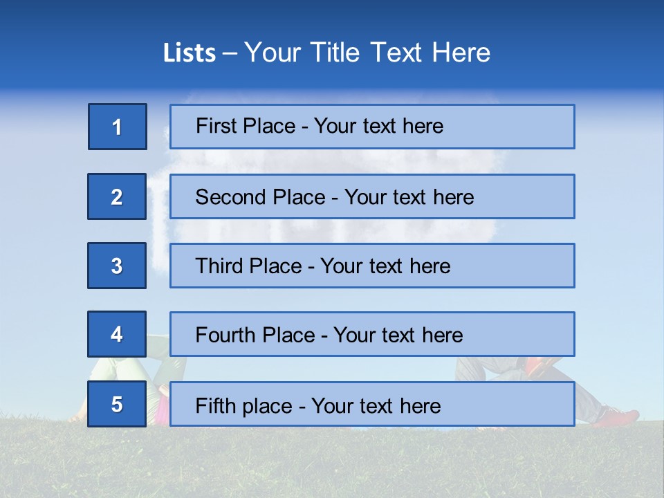 Nature Girl People PowerPoint Template