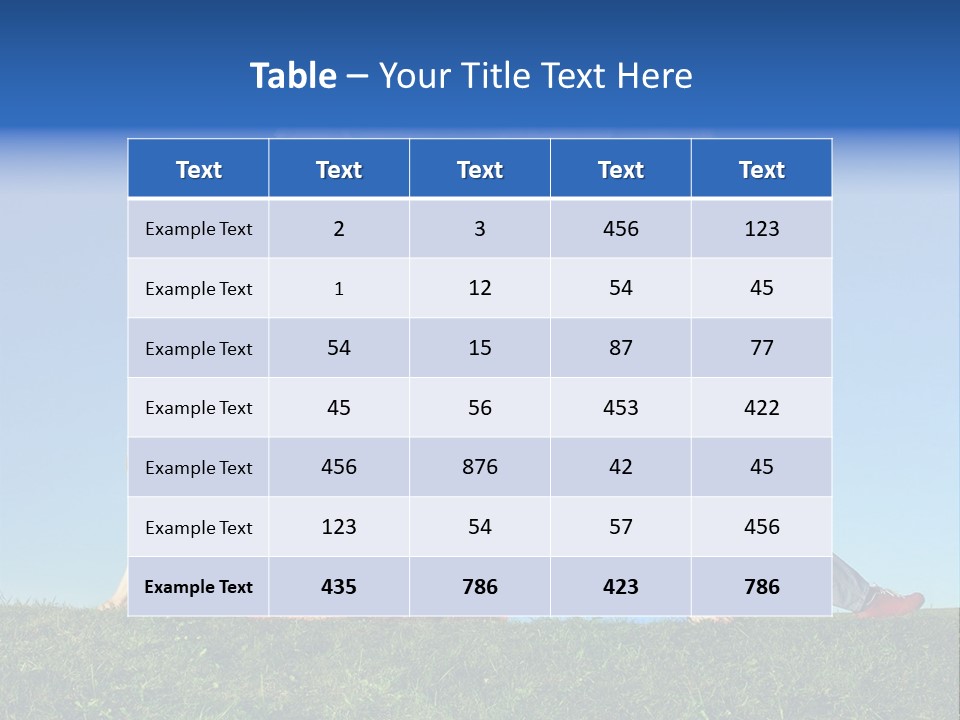 Nature Girl People PowerPoint Template