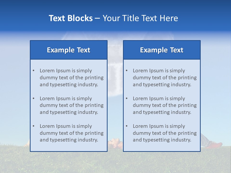 Nature Girl People PowerPoint Template