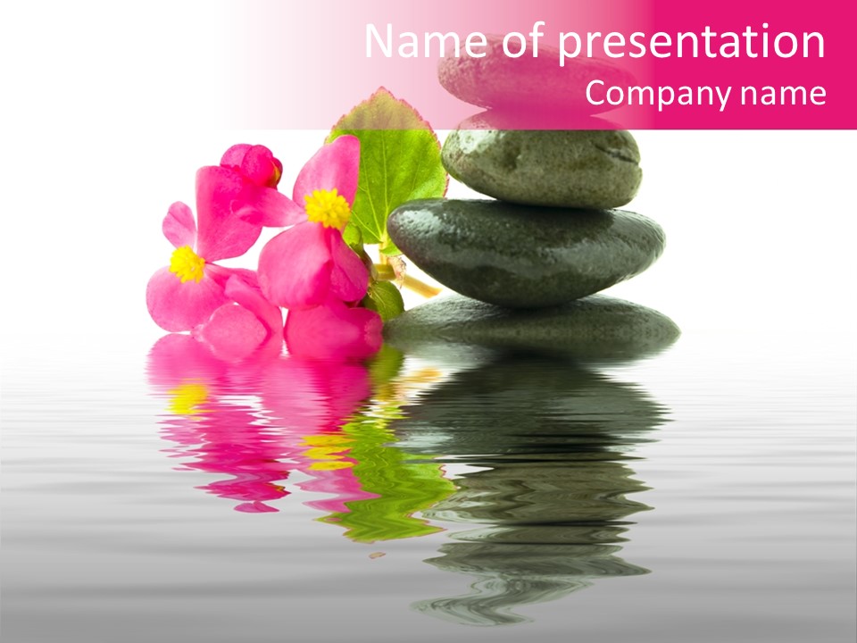 Blooming Closeup Medicine PowerPoint Template