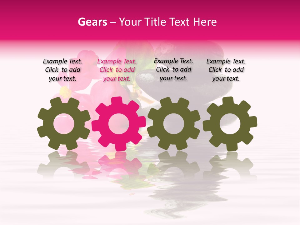 Blooming Closeup Medicine PowerPoint Template