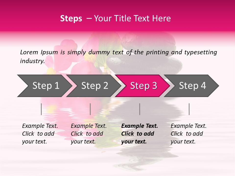 Blooming Closeup Medicine PowerPoint Template