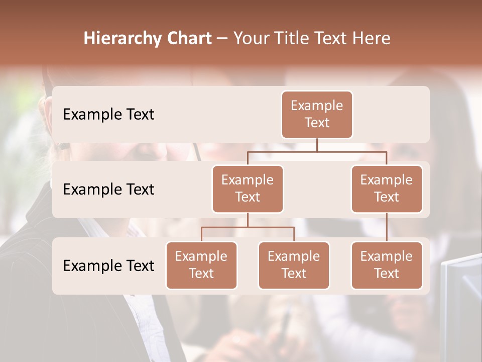 A Woman With A Headset Is Smiling For The Camera PowerPoint Template