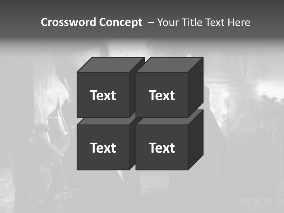 Boy Champagne Girl PowerPoint Template