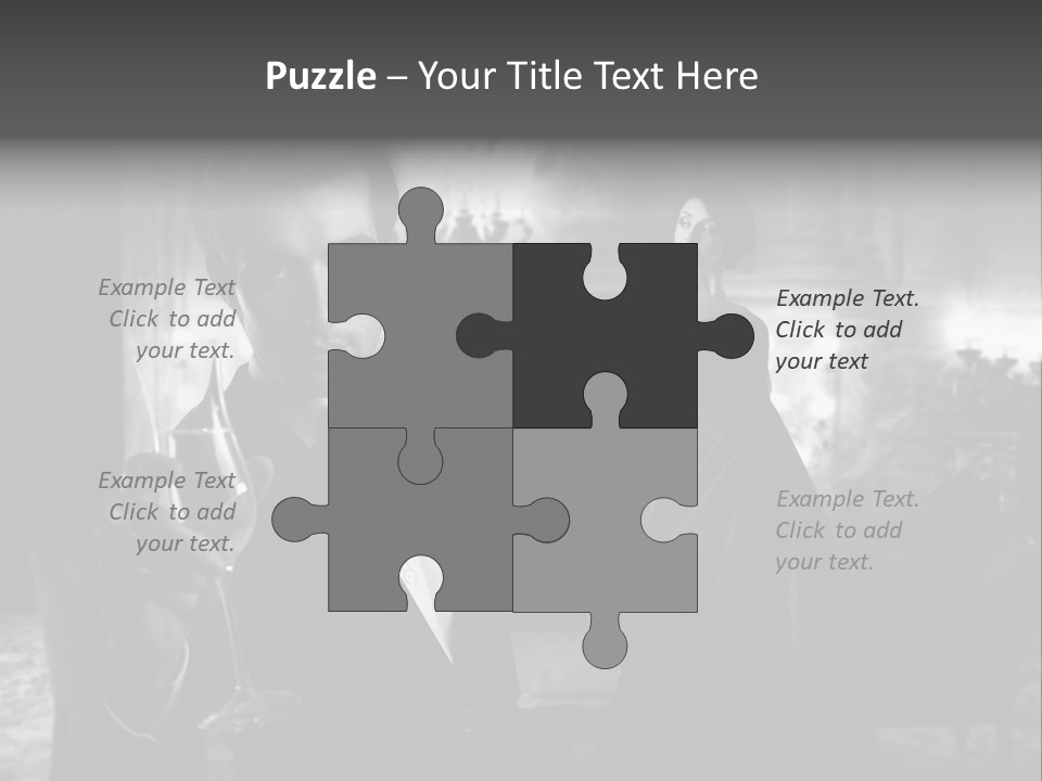 Boy Champagne Girl PowerPoint Template