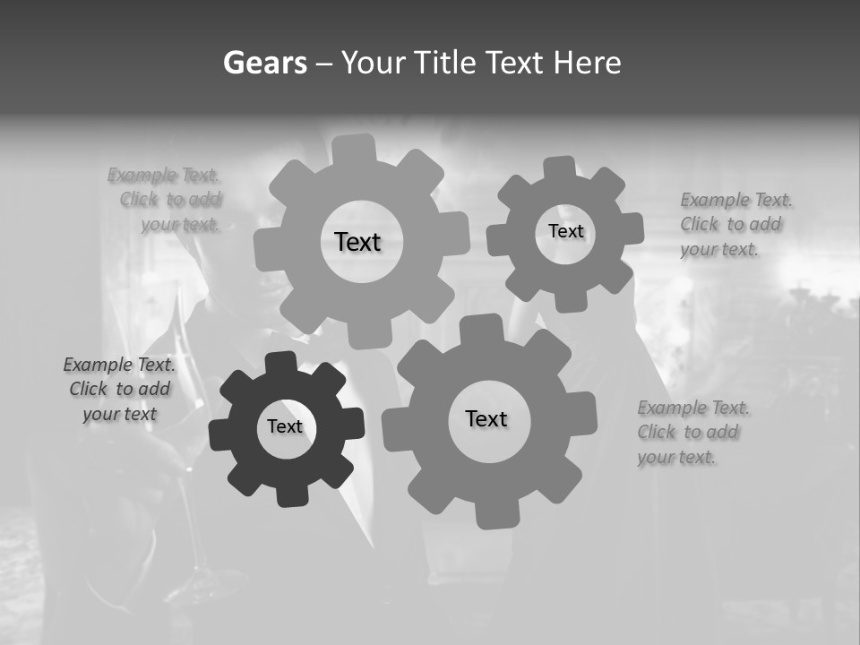 Boy Champagne Girl PowerPoint Template