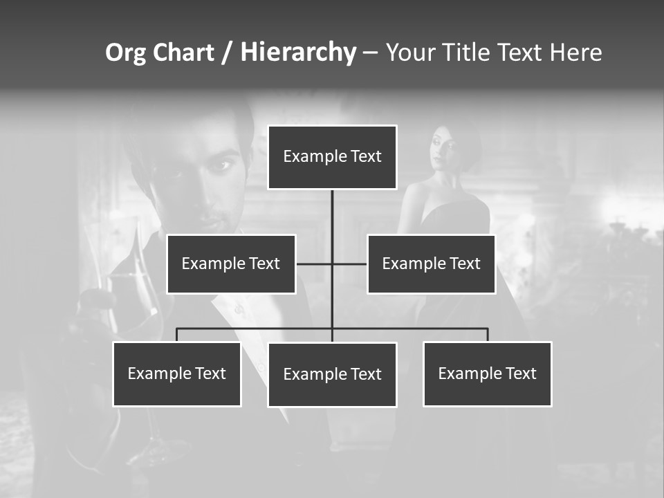 Boy Champagne Girl PowerPoint Template