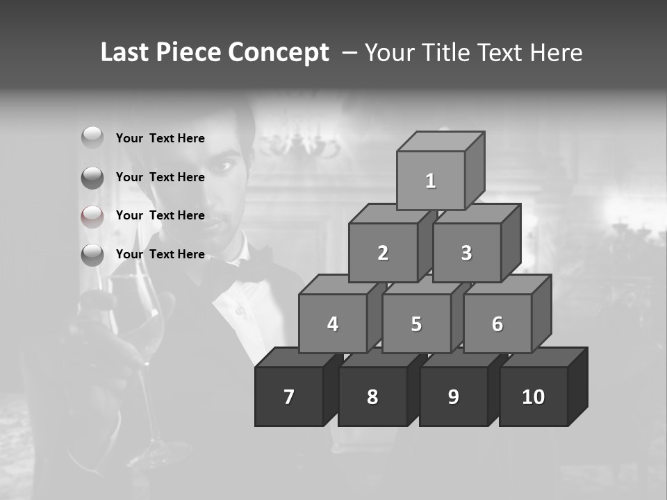 Boy Champagne Girl PowerPoint Template