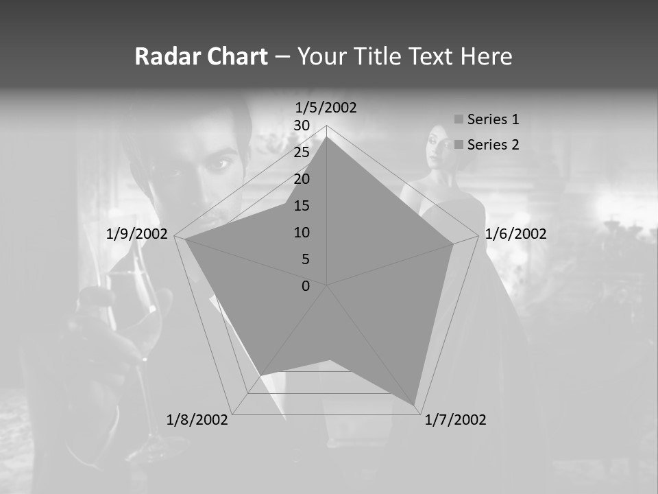 Boy Champagne Girl PowerPoint Template