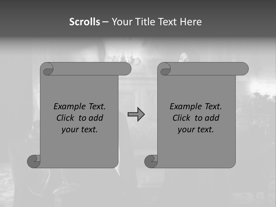 Boy Champagne Girl PowerPoint Template