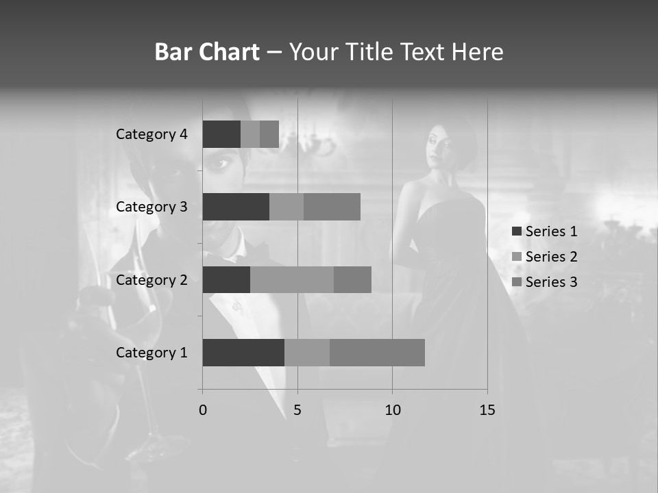 Boy Champagne Girl PowerPoint Template