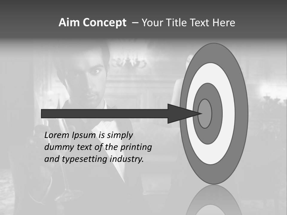 Boy Champagne Girl PowerPoint Template