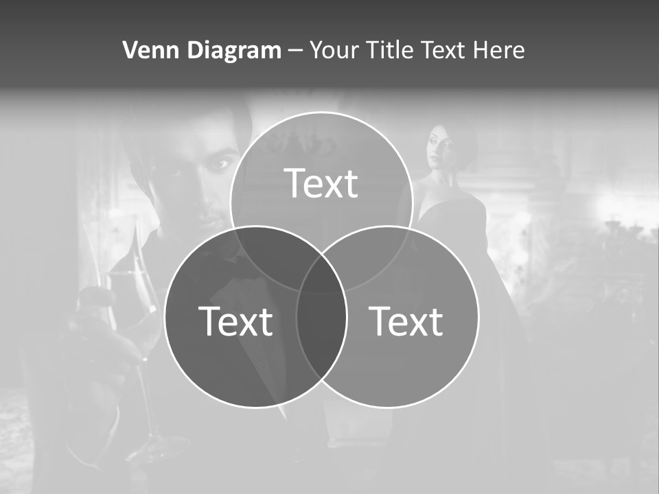 Boy Champagne Girl PowerPoint Template