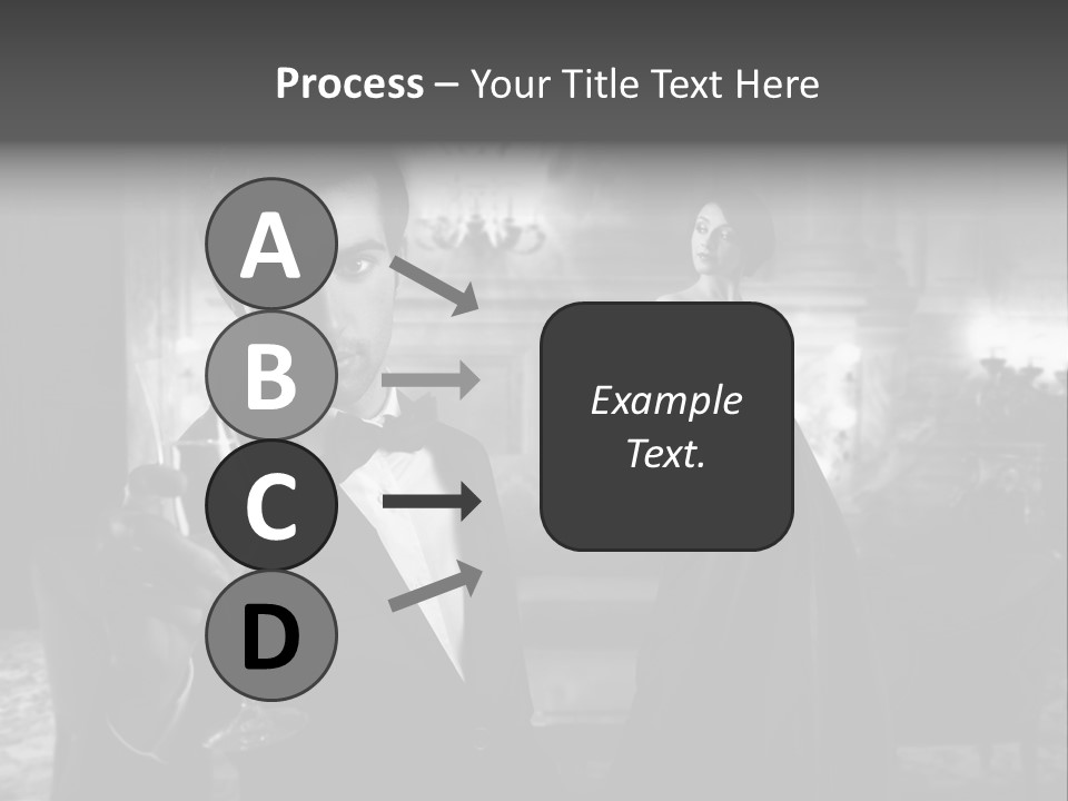 Boy Champagne Girl PowerPoint Template