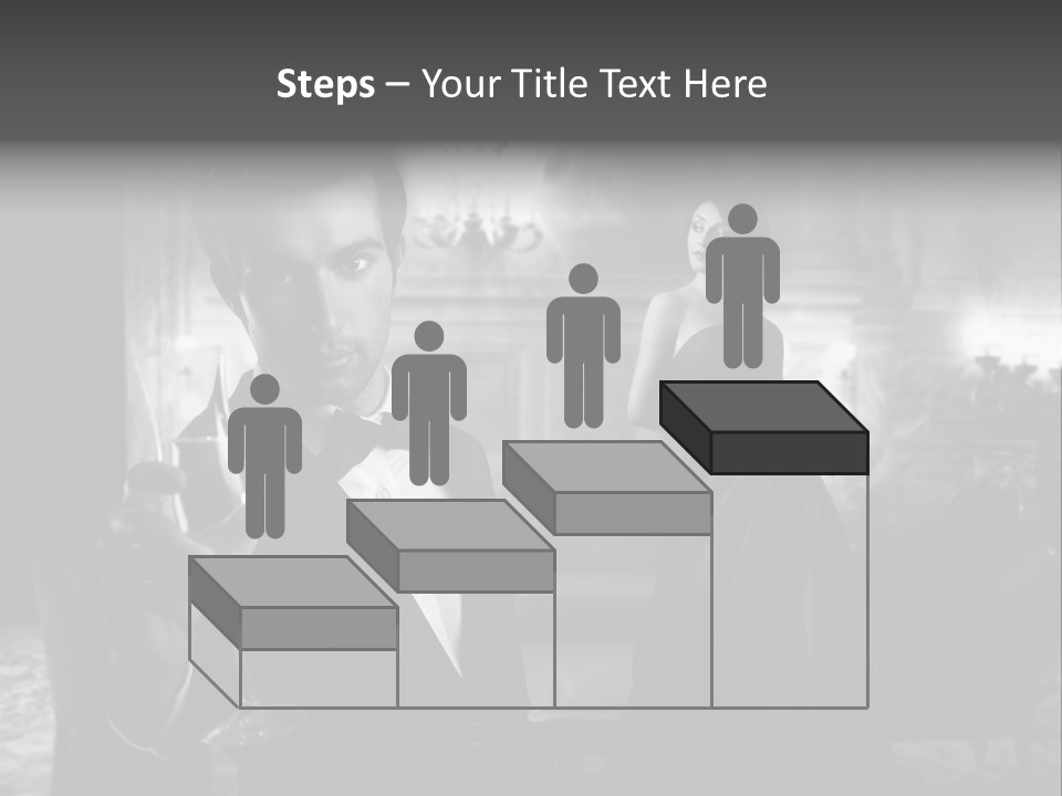 Boy Champagne Girl PowerPoint Template