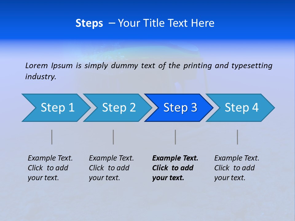 Holiday Diving Ocean PowerPoint Template