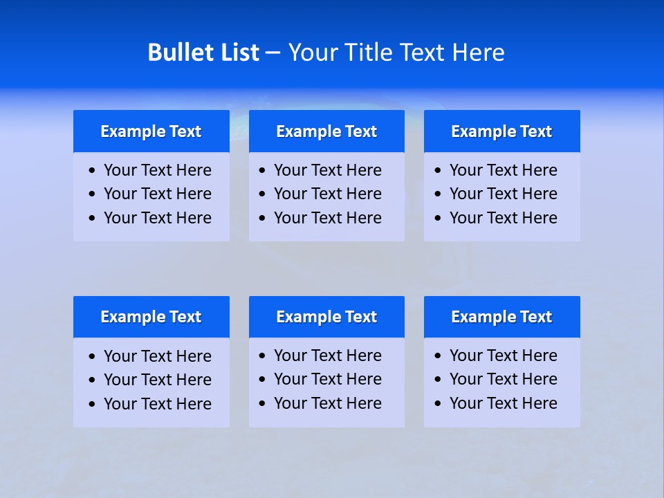 Holiday Diving Ocean PowerPoint Template