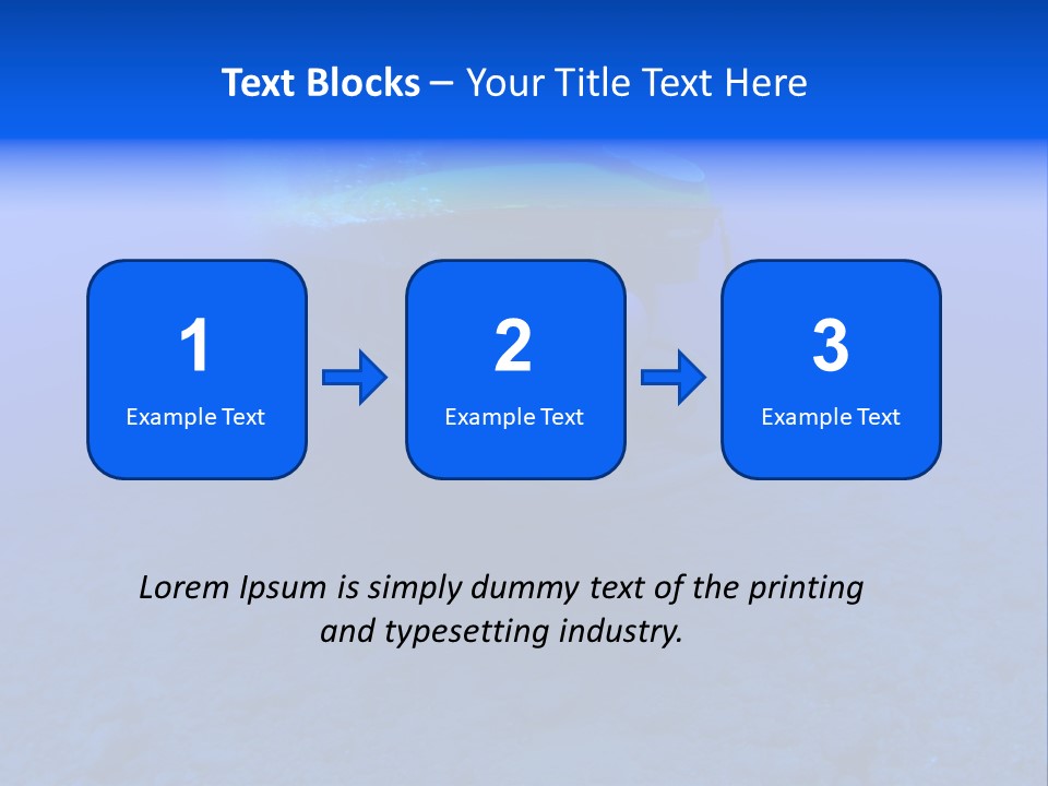 Holiday Diving Ocean PowerPoint Template