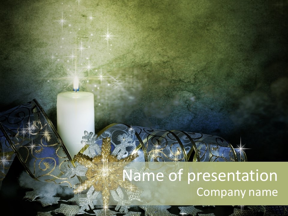 Shiny Life Christmas PowerPoint Template