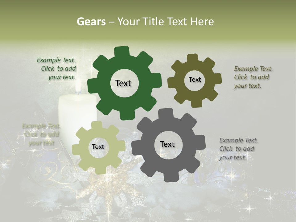 Shiny Life Christmas PowerPoint Template