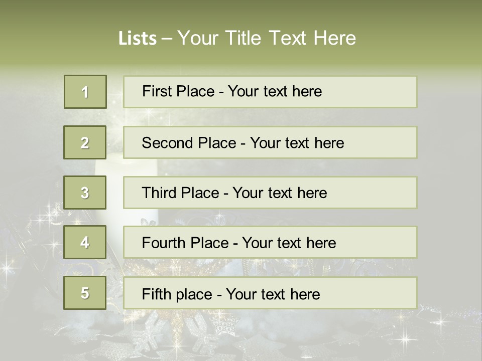 Shiny Life Christmas PowerPoint Template