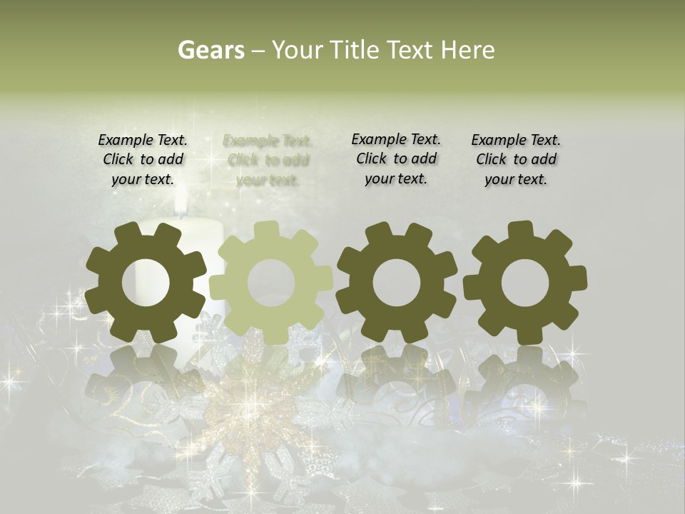 Shiny Life Christmas PowerPoint Template