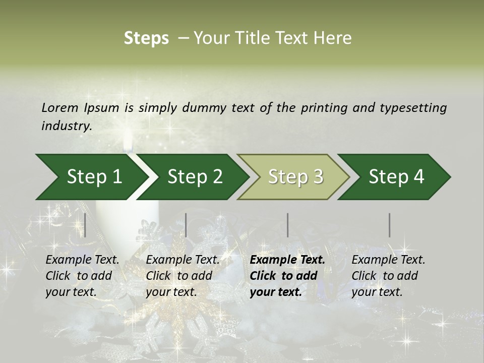 Shiny Life Christmas PowerPoint Template