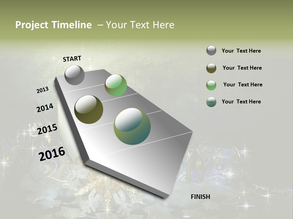 Shiny Life Christmas PowerPoint Template