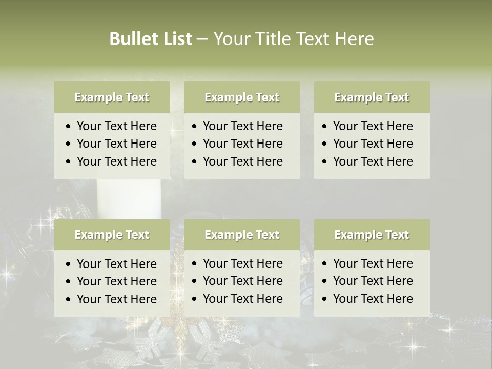 Shiny Life Christmas PowerPoint Template