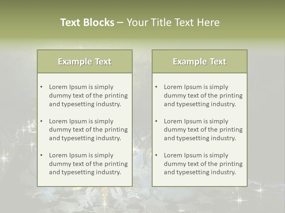 Shiny Life Christmas PowerPoint Template
