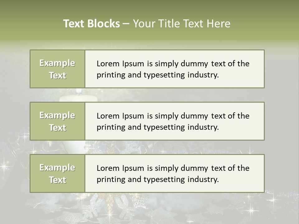 Shiny Life Christmas PowerPoint Template