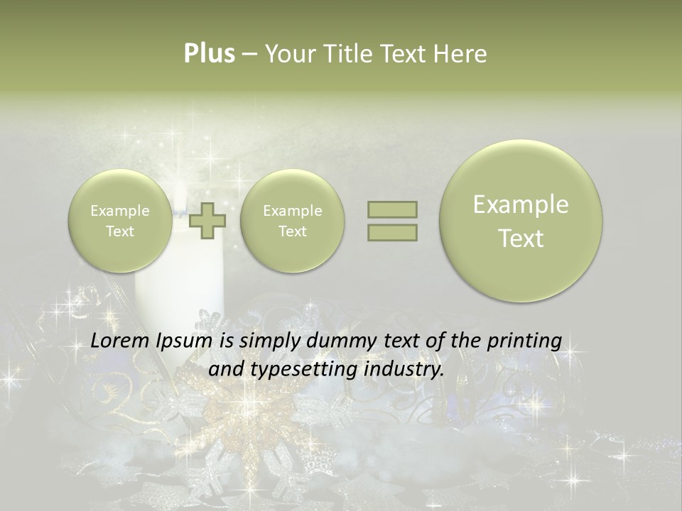 Shiny Life Christmas PowerPoint Template