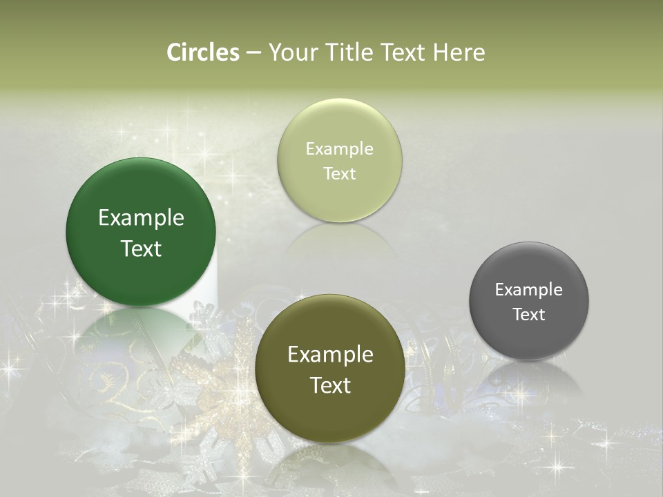 Shiny Life Christmas PowerPoint Template