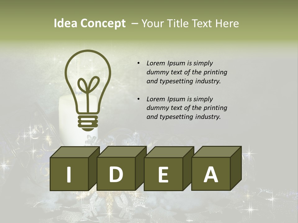 Shiny Life Christmas PowerPoint Template