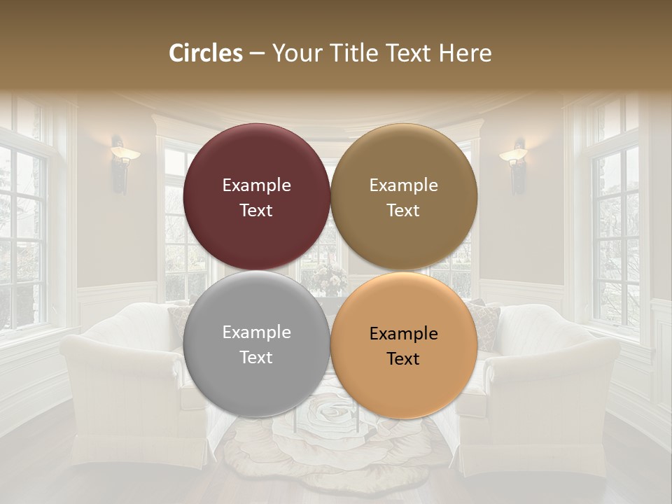 Modern Decor Room PowerPoint Template