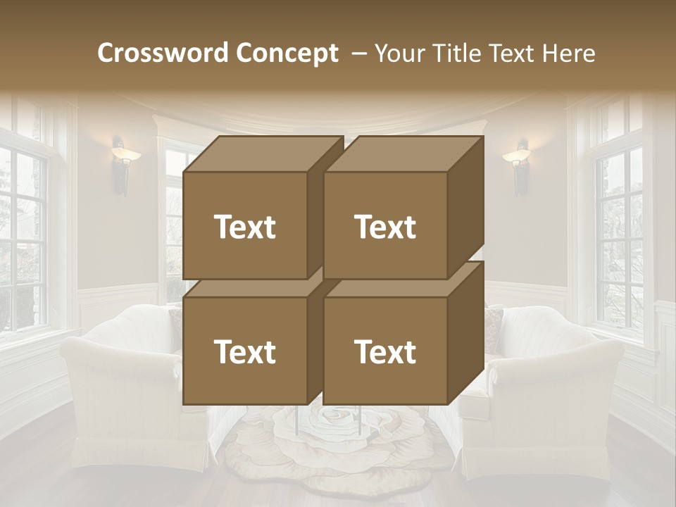 Modern Decor Room PowerPoint Template