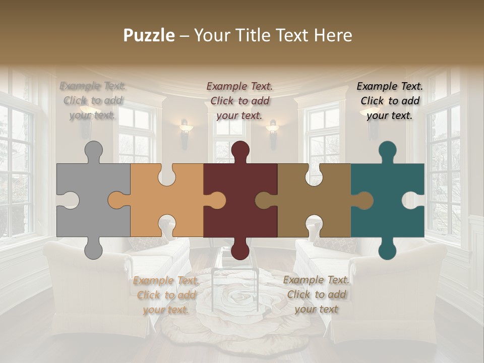 Modern Decor Room PowerPoint Template