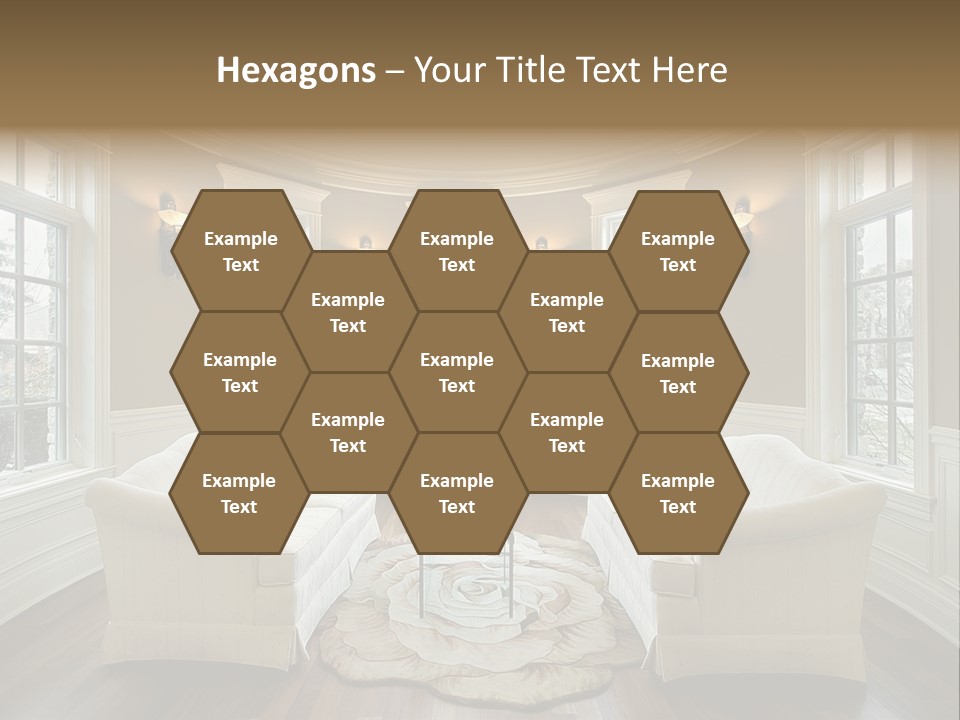 Modern Decor Room PowerPoint Template