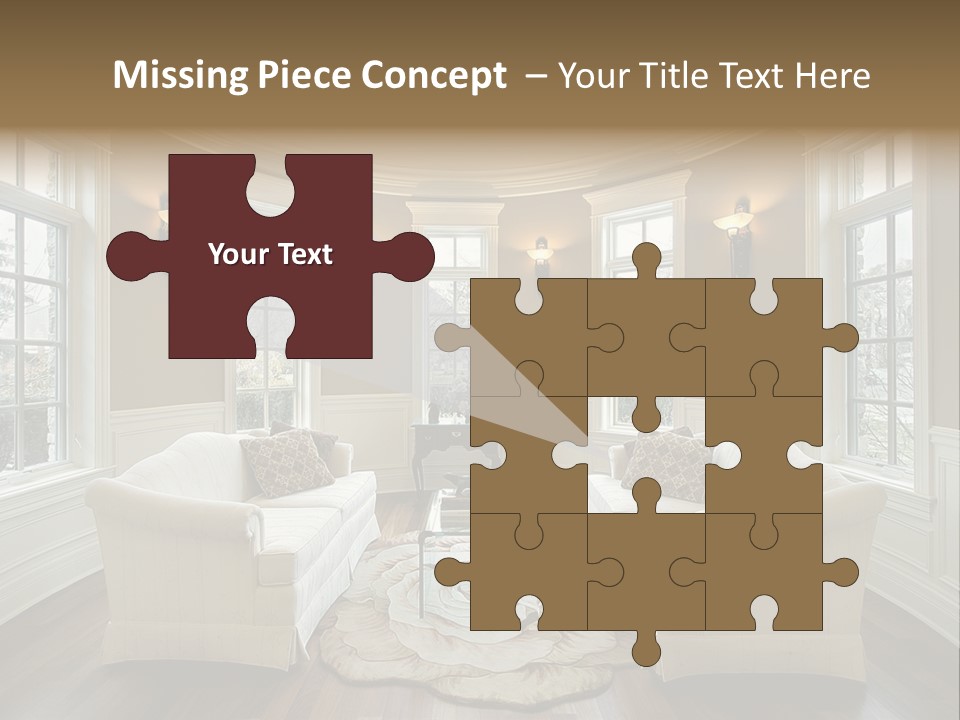 Modern Decor Room PowerPoint Template