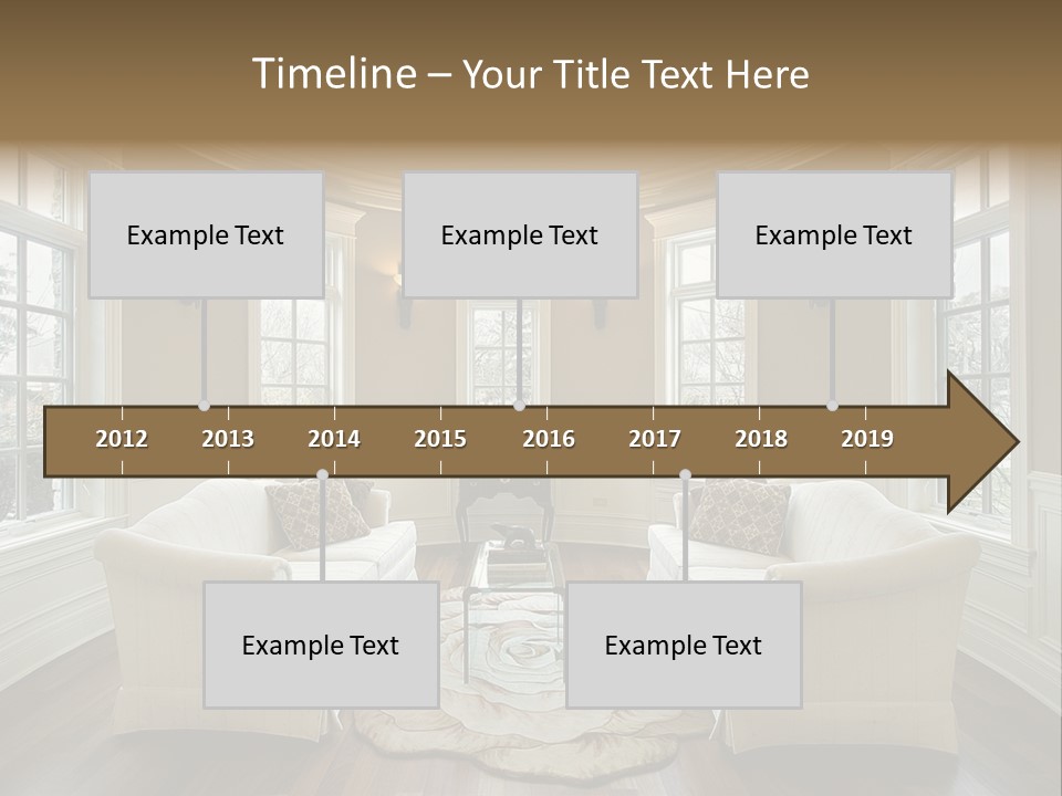 Modern Decor Room PowerPoint Template