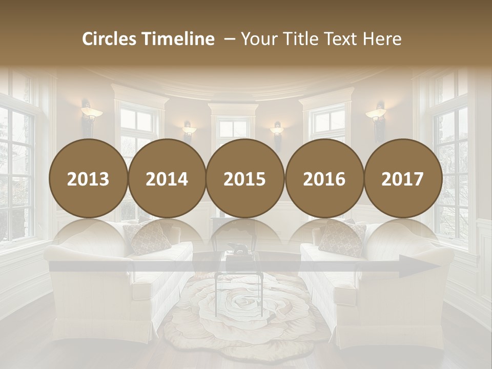 Modern Decor Room PowerPoint Template