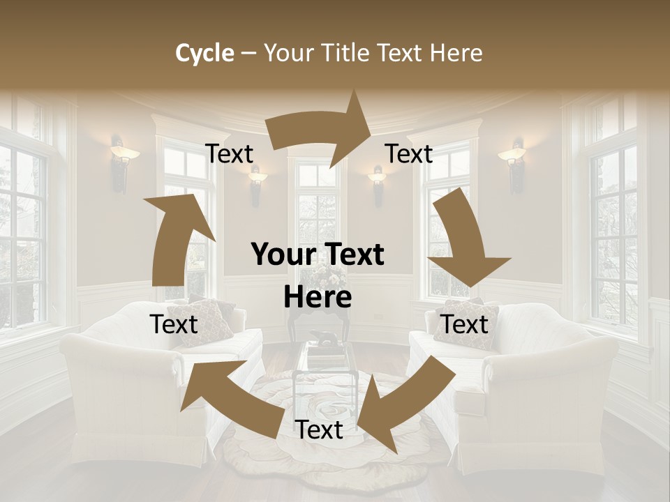 Modern Decor Room PowerPoint Template
