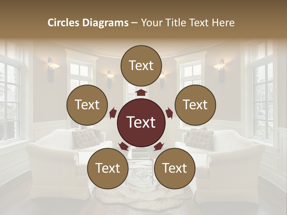 Modern Decor Room PowerPoint Template