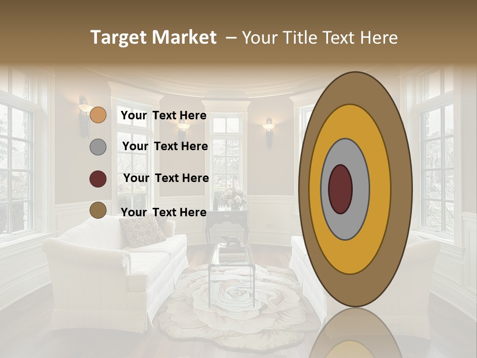 Modern Decor Room PowerPoint Template