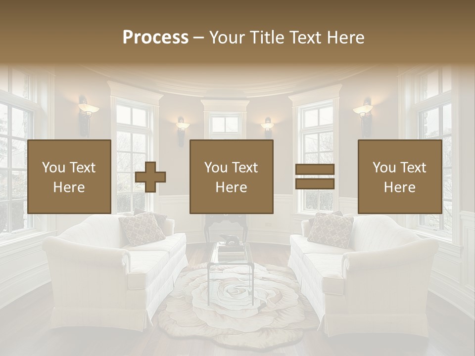 Modern Decor Room PowerPoint Template