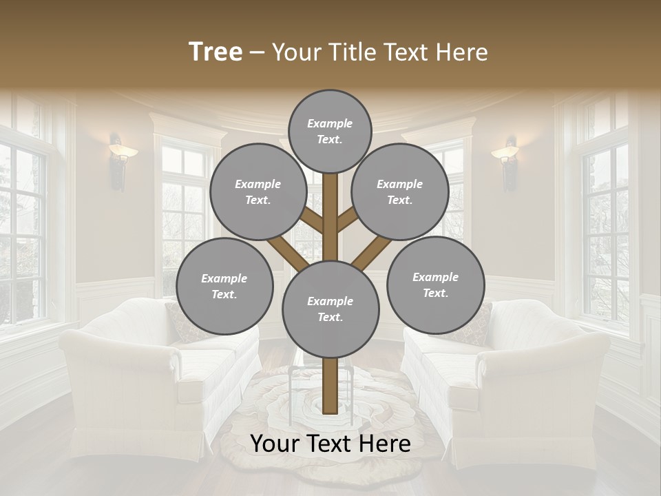 Modern Decor Room PowerPoint Template