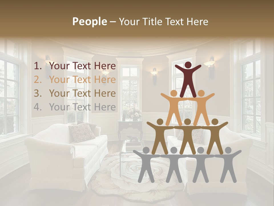 Modern Decor Room PowerPoint Template