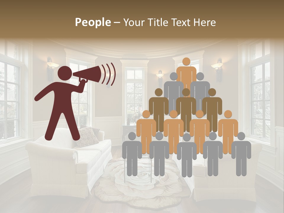 Modern Decor Room PowerPoint Template